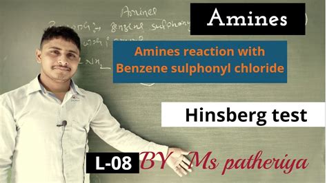 benzene sulphonyl chloride test|hinsberg test for amines.